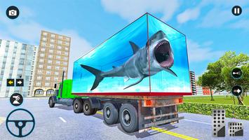 Sea Animal Transport Truck 3D poster