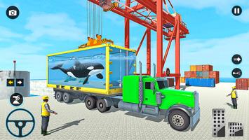 Sea Animal Transport Truck 3D скриншот 1