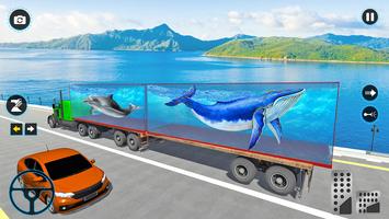 Sea Animal Transport Truck 3D скриншот 2