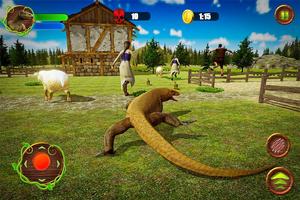 Angry Komodo Dragon: Epic RPG Survival Game Affiche
