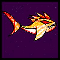 Galaxy Fish Cartaz