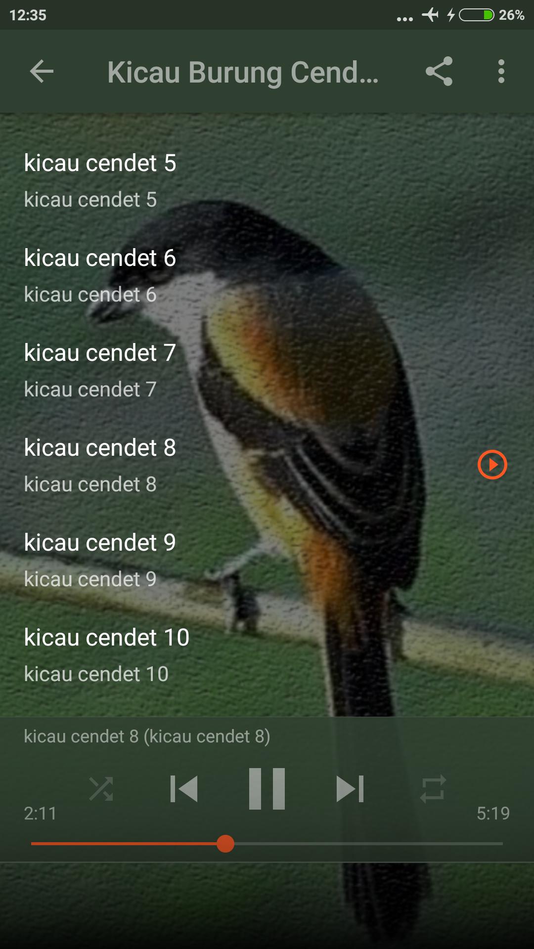 Suara Burung Cendet Betina For Android Apk Download