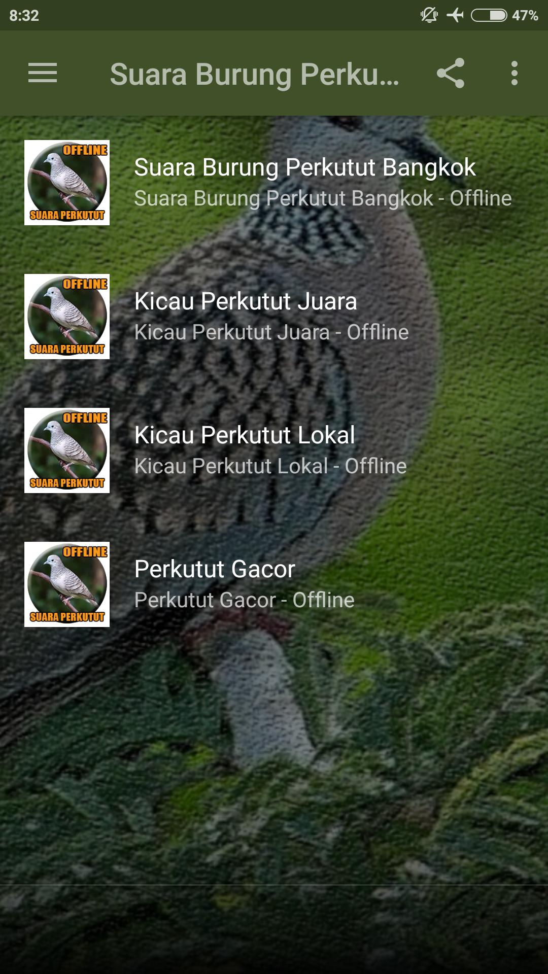 Suara Burung Perkutut Bangkok For Android Apk Download