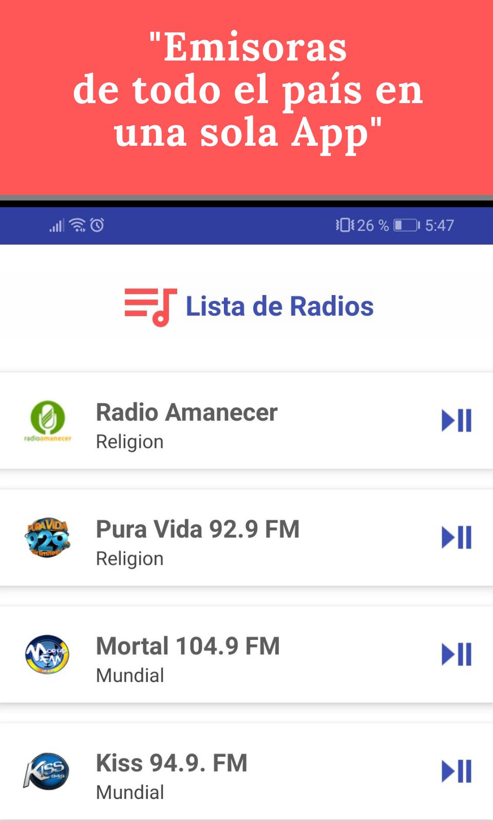 Radio Dominicanas en Vivo pour Android - Téléchargez l'APK