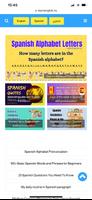 پوستر Learning Spanish for beginners