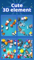Match Master 3D-Puzzle Cube الملصق