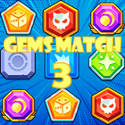 Gems match 3 puzzle game ikona