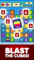 Match 3 Candy Cubes Puzzle Blast Games Free New ảnh chụp màn hình 2