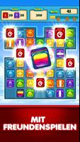 Match-3 Candy Cube Puzzlespiel Gratis 2020 Lustige Plakat