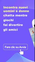 Poster Abbina,chatta,flirta - Camclub