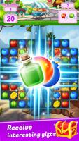 Fruity Blast – Fruit Match 3 Sliding Puzzle Poster