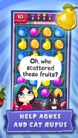 Delicious Fruit Puzzle: Match 3 截图 1