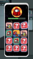 Match Cards Game for Among Us Cartaz