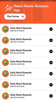 Match Master Boosters App اسکرین شاٹ 1