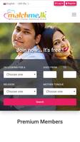 Matchme.lk - Trusted Marriage  پوسٹر