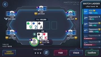 Match Poker Online capture d'écran 2