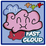 Fast Cloud - With math games icône