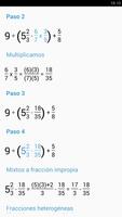 Calculadora de Fracciones captura de pantalla 2