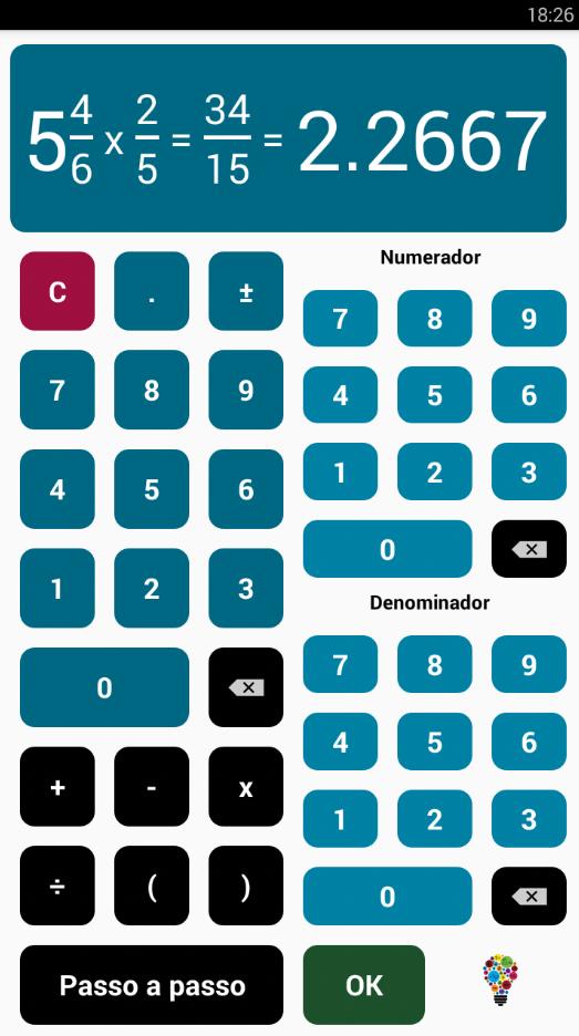 Download do APK de Calculadora de Frações para Android