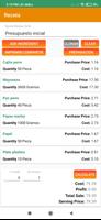 Cost Recipes 포스터