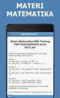 Materi Matematika SMA Terbaru capture d'écran 3