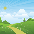 HD Material Meadow
