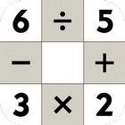 Math Games - Crossword Puzzle आइकन