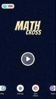 Math Games - Crossword Puzzle الملصق