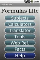 پوستر Formulas Lite