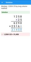 Math Long Multiplication Pro capture d'écran 2