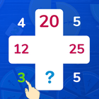 Math Puzzles and Brain Riddles - Brain IQ Teasers आइकन