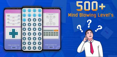 Math Puzzles and Brain Riddles - Brain IQ Teasers Plakat