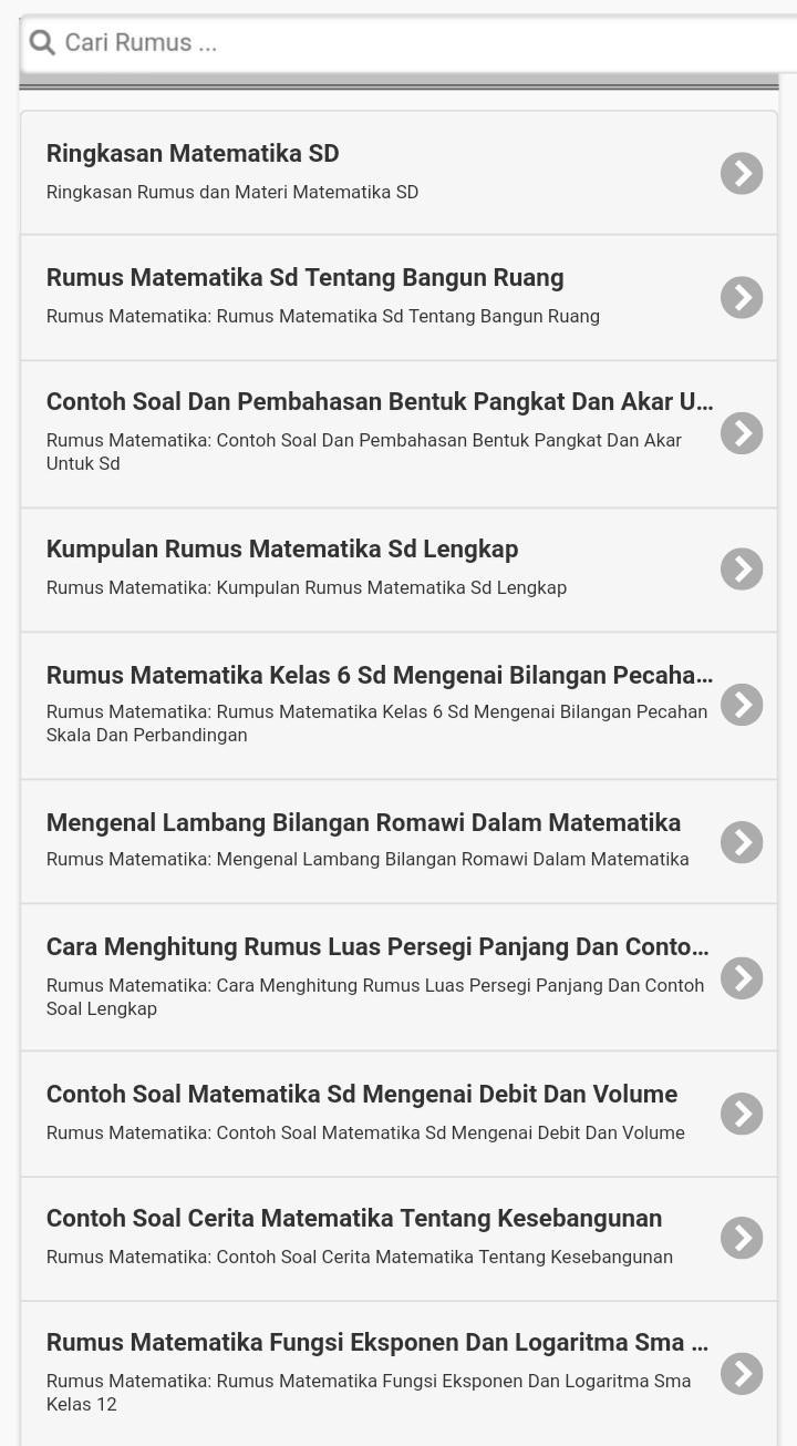 Buku Rumus Matematika Lengkap Gratis Para Android Apk Baixar