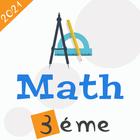 cours de maths 3eme collège أيقونة