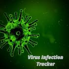 Virus Infaction Tracker - Worl Zeichen
