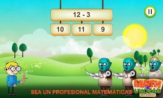 Juego de Matemática vs Undead Poster