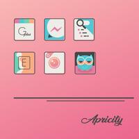 Apricity - Icon Pack capture d'écran 1