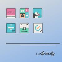 Apricity - Icon Pack capture d'écran 2