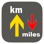 Miles to Kilometers icon