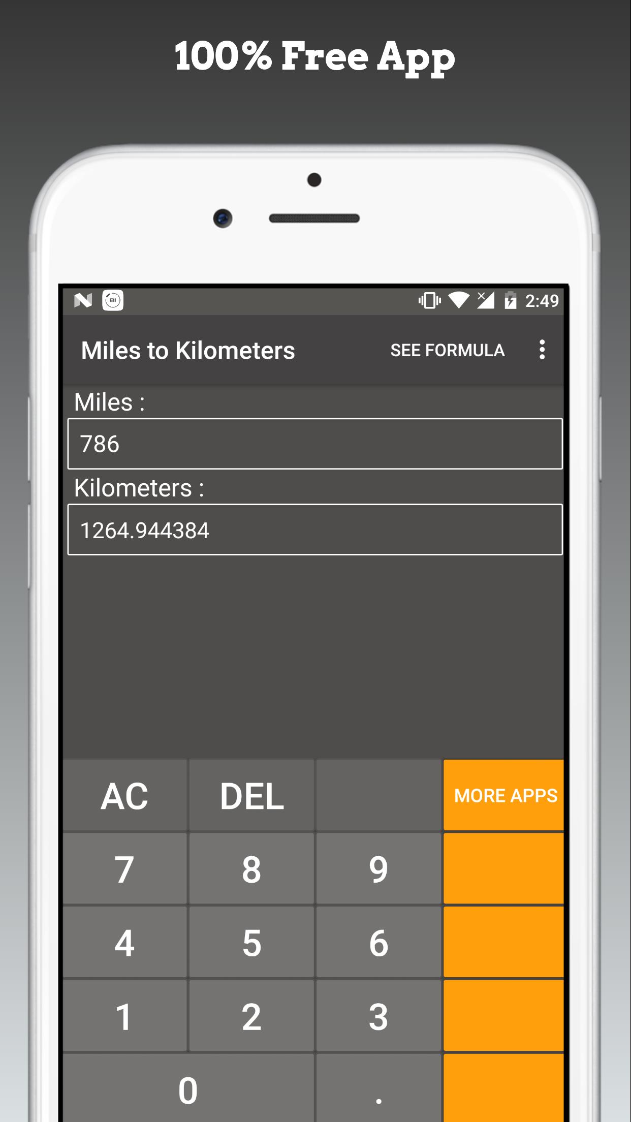 ميل إلى كيلومتر / ميل إلى كم محول for Android - APK Download