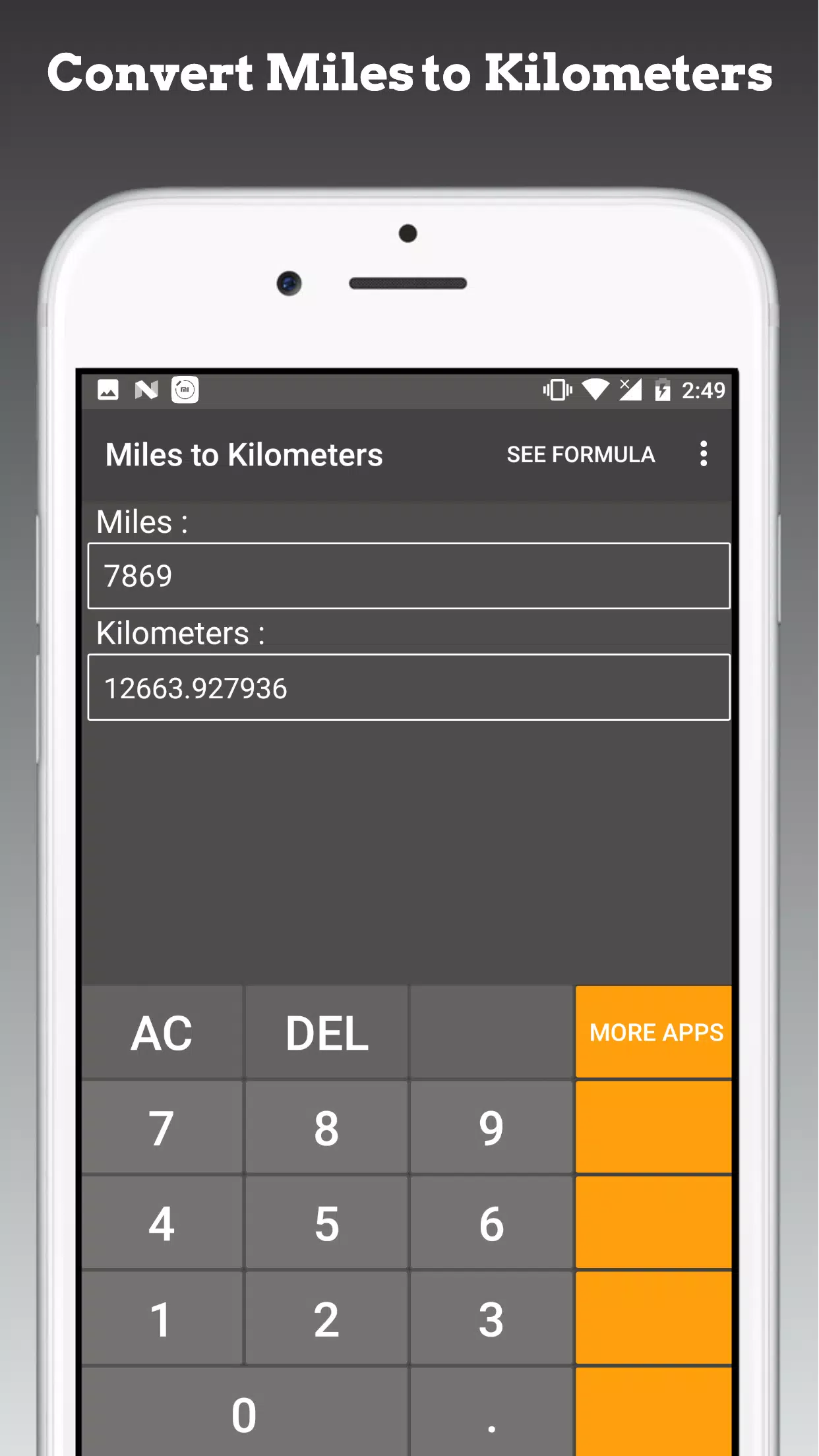 Descarga de APK de Conversor de millas a kilómetr para Android