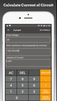 Electric Circuit Calculator capture d'écran 1