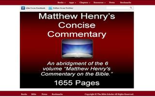 Matthew Henry Commentary ULTRA Affiche