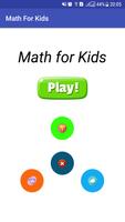 Math Game For Kids Affiche