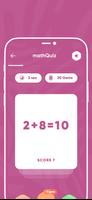 Math Quiz - calculation game تصوير الشاشة 1