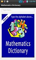 Mathematics Dictionary poster