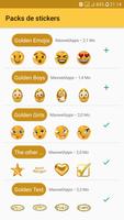 ستيكرز وملصقات الوتس الذهبية Screenshot 3