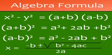 Maths Algebra Formula