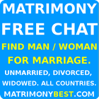 آیکون‌ Free Matrimony Chat, Messages. Find Life Partner