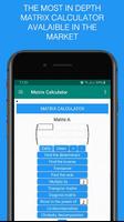 Matrix Calculator โปสเตอร์